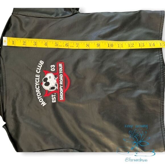 Peanuts Snoopy Motorcycle Style Jacket 4T - Picture 11 of 12